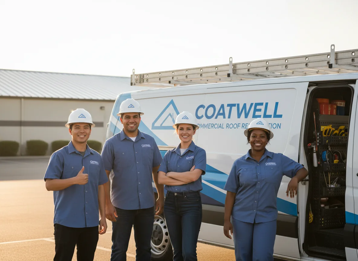 Commercial roof coating company in Big Wells, TX